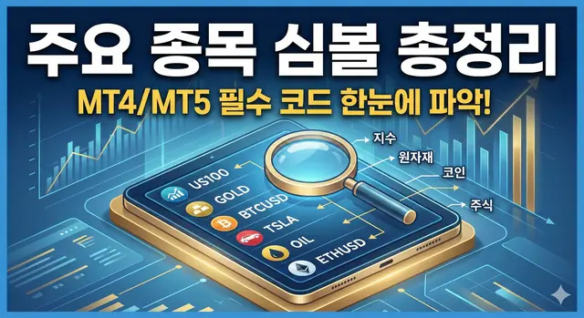주요 거래 종목 코드(Symbol) 총정리 대표 이미지