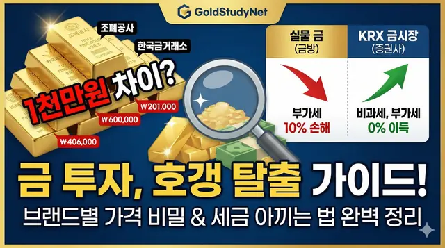 금값, 도대체 왜 천만 원이나 차이 날까? '호갱' 탈출을 위한 금 투자 X-파일 대표 이미지