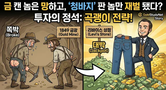금 캐러 가서 다 망하고, '청바지' 판 놈만 재벌 됐다? 대표 이미지
