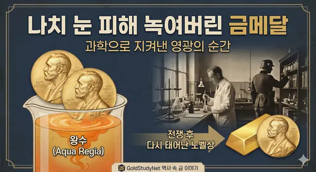 게슈타포의 눈앞에서 사라진 금메달 과학으로 지켜낸 영광, 녹아버린 노벨상 대표 이미지
