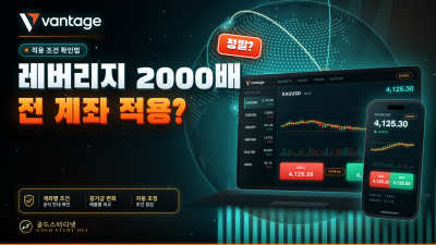 Vantage 레버리지 2000배 조건, 모든 계좌에 적용될까?