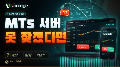 Vantage MT5 서버 찾기, 설치 후 로그인 화면에서 막힐 때