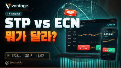 Vantage Standard STP와 RAW ECN 차이, 거래 횟수별 손익분기