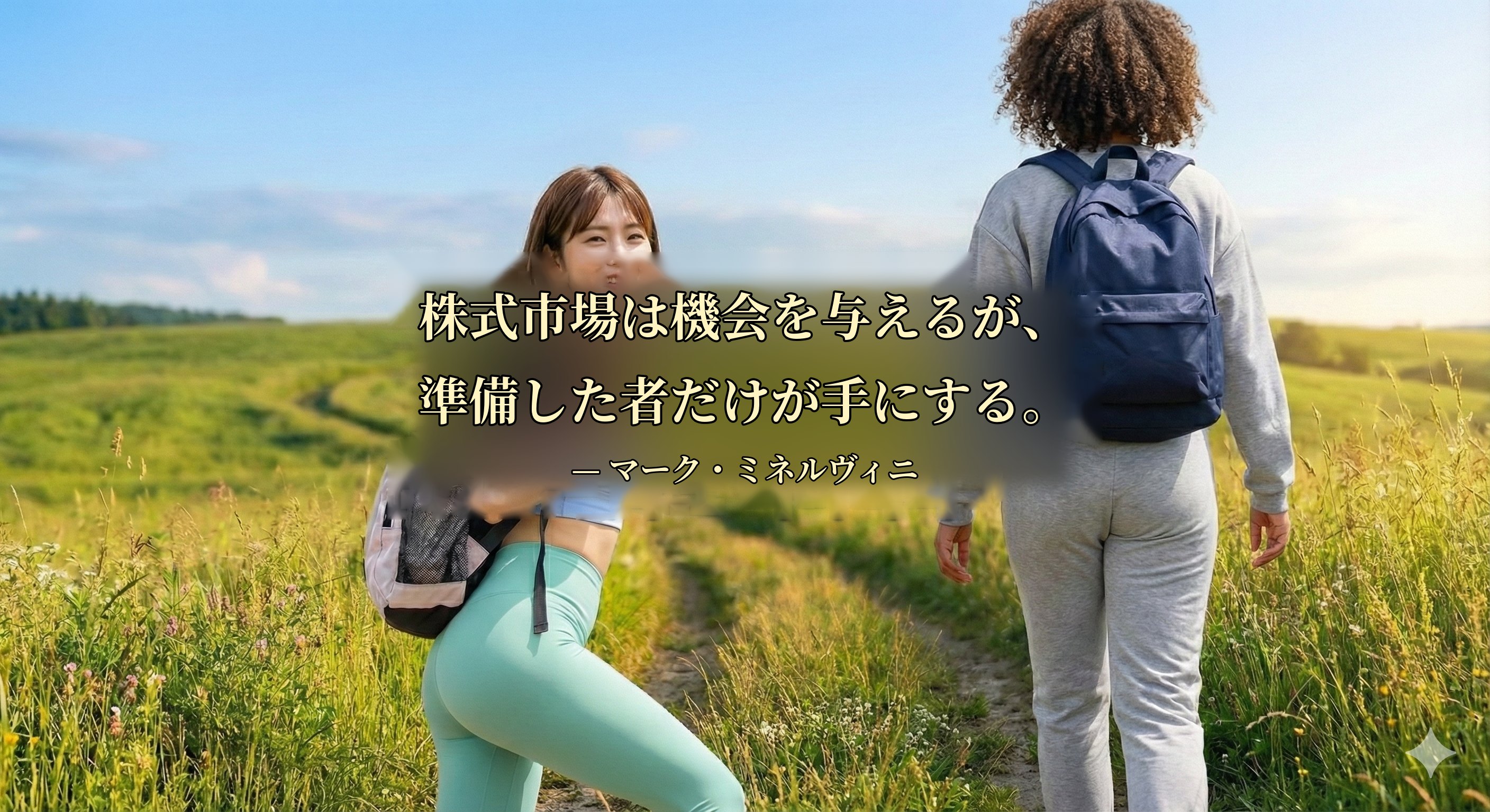 株式市場は機会を与えるが、 準備した者だけが手にする。 — マーク・ミネルヴィニ