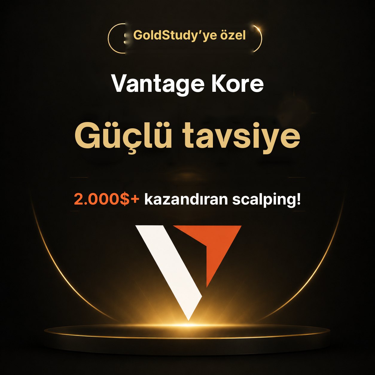 Vantage Kore — güçlü tavsiye; 2.000$+ kazandıran scalping