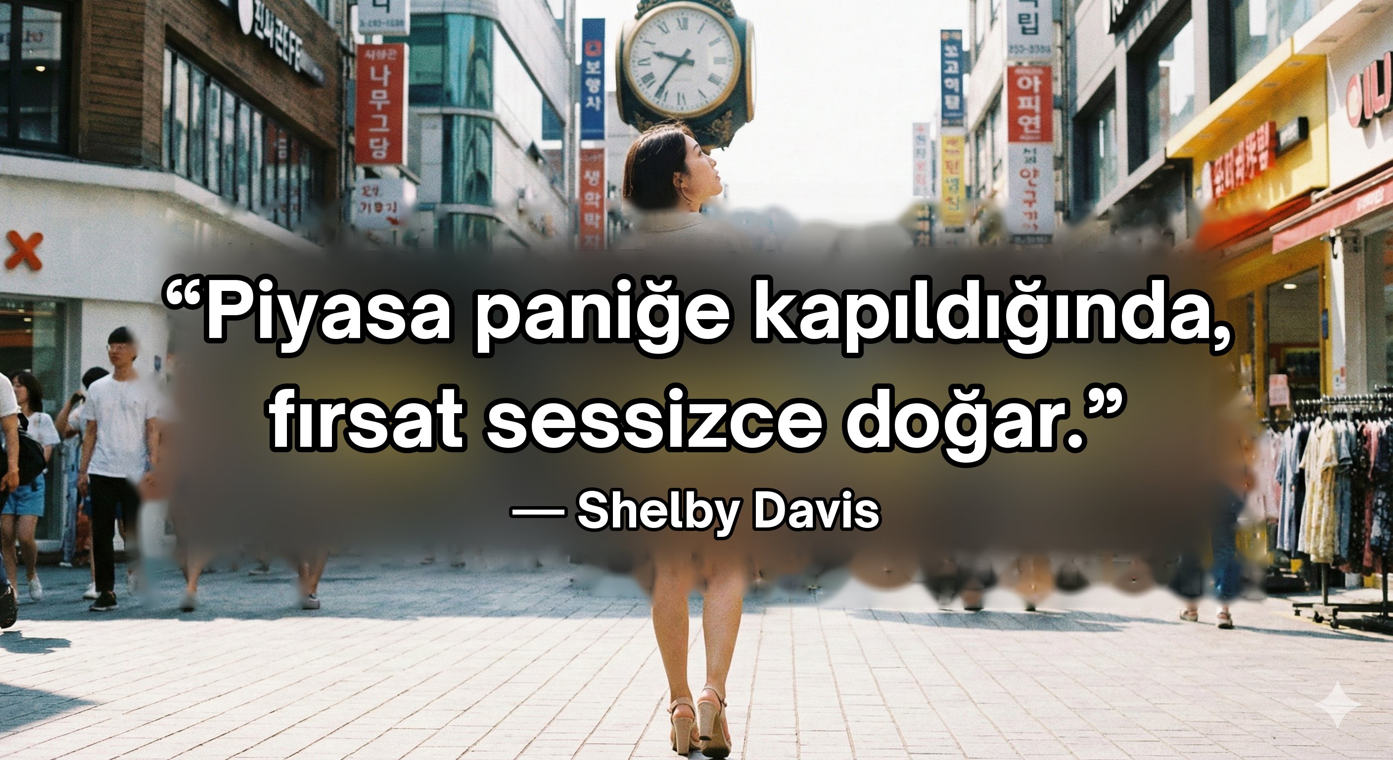 “Piyasa paniğe kapıldığında, fırsat sessizce doğar.” — Shelby Davis