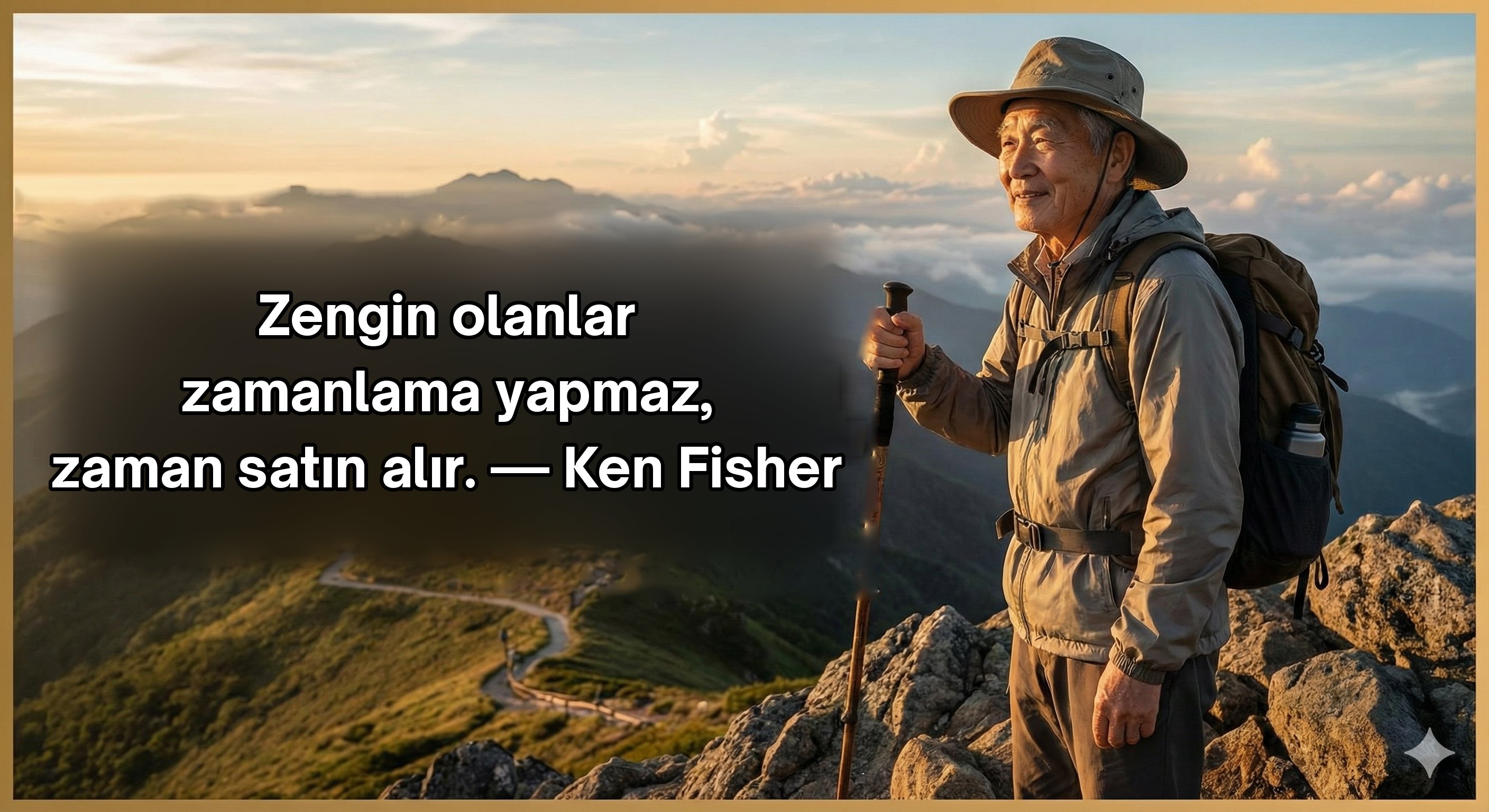 Zengin olanlar zamanlama yapmaz, zaman satın alır. — Ken Fisher